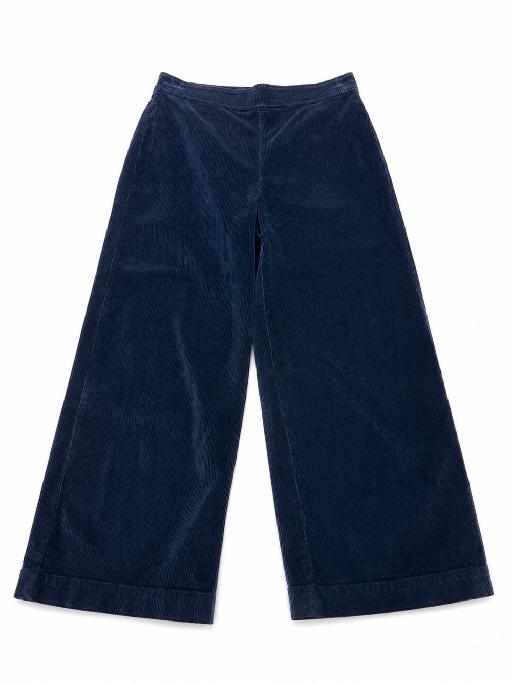 Madewell Crop Wide Leg Navy Corduroy Pants - Women Sz 25. P10 - Picture 3 of 7